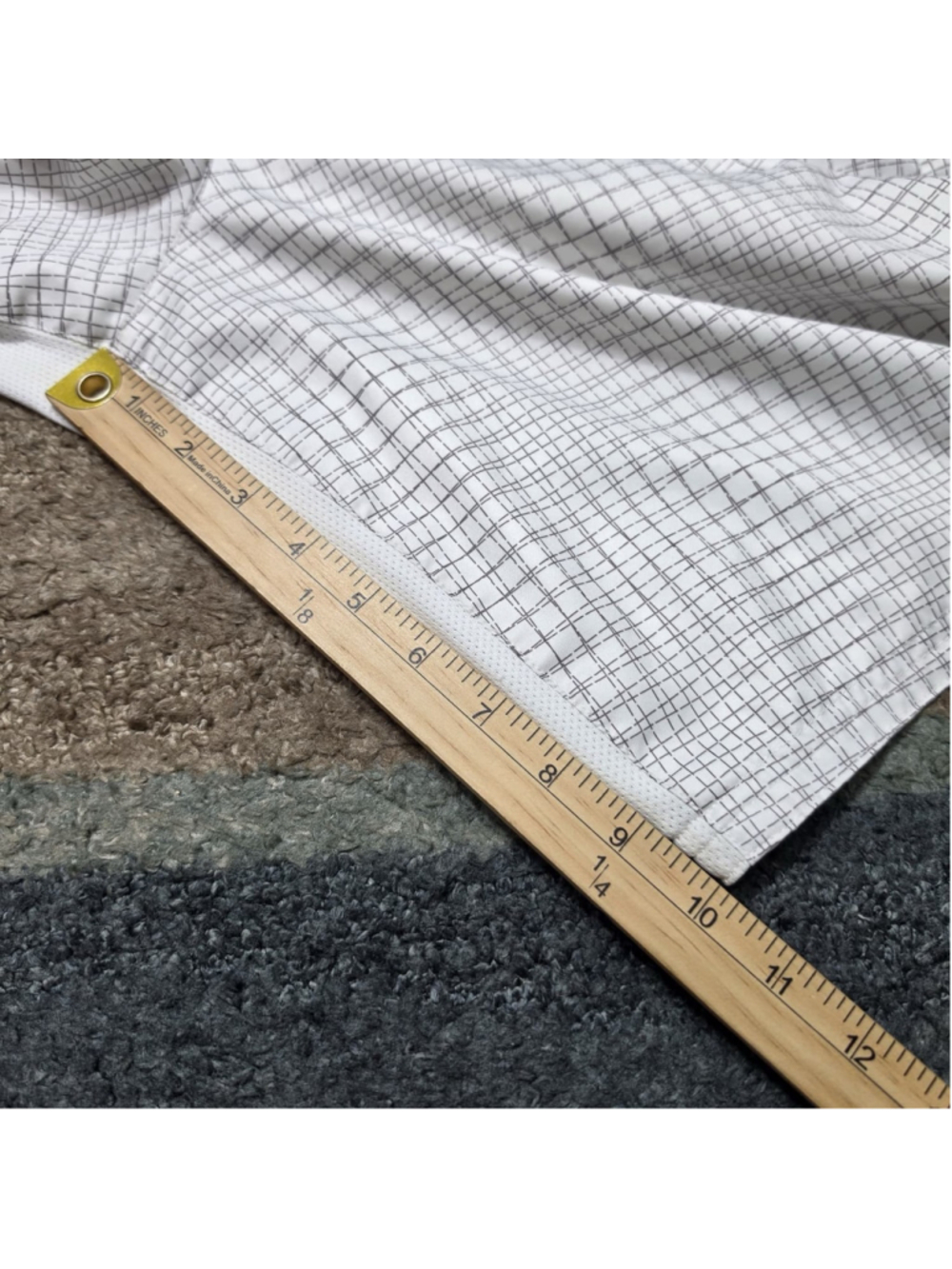Nike Reversible Shorts Mens M Fit Dry White Tennis Grid Athletic Training Vintag - Picture 8 of 9